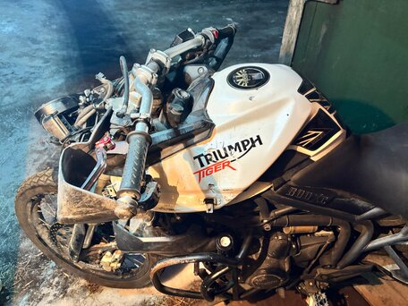2012 Triumph Tiger 800, белый, 500000 рублей, вид 4
