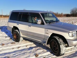 1998 Mitsubishi Pajero II Рестайлинг, серебристый, 800000 рублей, вид 3