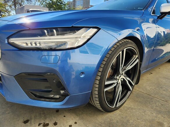 2017 Volvo S90 II, голубой, 3380000 рублей - вид 7