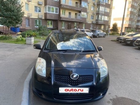 2005 Toyota Vitz II (XP90), чёрный, 549000 рублей, вид 1