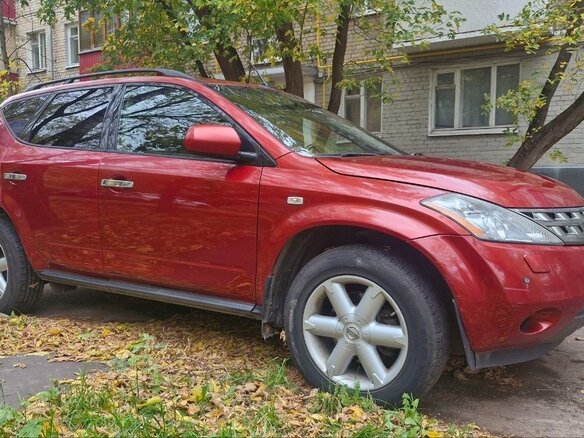 2008 Nissan Murano I (Z50), красный - вид 2