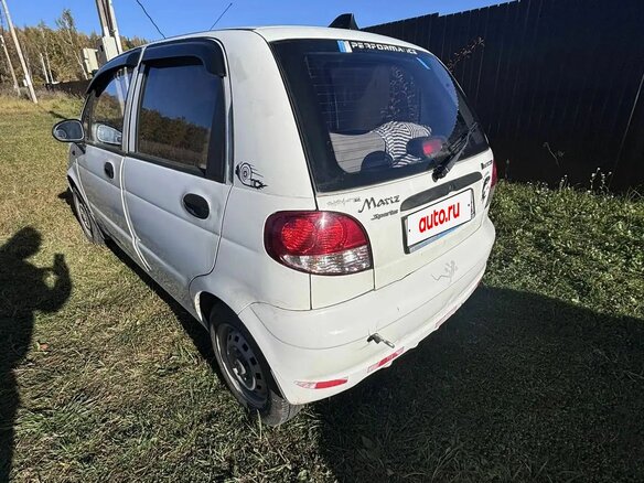 2012 Daewoo Matiz I Рестайлинг, белый, 220000 рублей - вид 4