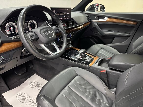 2022 Audi Q5 45 TFSI II (FY) Рестайлинг, чёрный, 3700000 рублей - вид 28