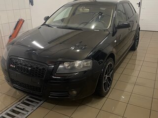 2005 Audi A3 II (8P) Рестайлинг 1, чёрный, 680000 рублей, вид 1