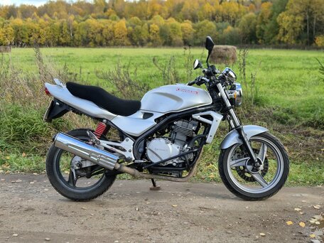 1998 Kawasaki ER-5, серебристый, 165000 рублей, вид 4