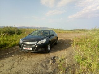 2012 Chevrolet Malibu VIII, чёрный, 950000 рублей, вид 3