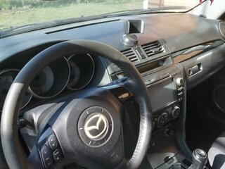 2008 Mazda 3 I (BK) Рестайлинг, чёрный, 900000 рублей, вид 3
