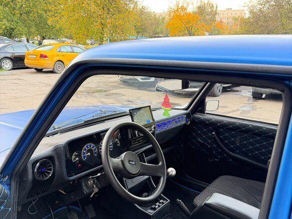 2007 Lada (ВАЗ) 2107, синий, 185000 рублей - вид 4