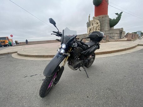 2012 Baltmotors Motard 200, чёрный, 130000 рублей, вид 1