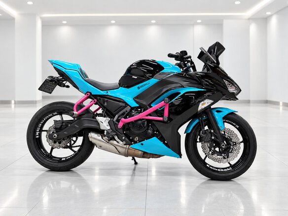 2022 Kawasaki Ninja 650, чёрный, 786007 рублей - вид 3