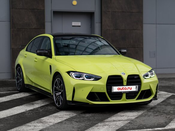 2022 BMW M3 Competition Package VI (G80), жёлтый, 9300000 рублей - вид 1
