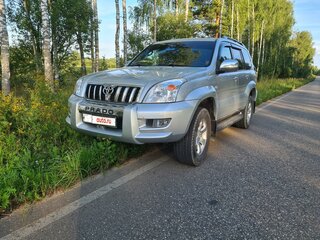 2008 Toyota Land Cruiser Prado 120 Series Рестайлинг, серебристый, 2750000 рублей, вид 1
