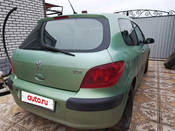 2002 Peugeot 307 I, зелёный, 150000 рублей