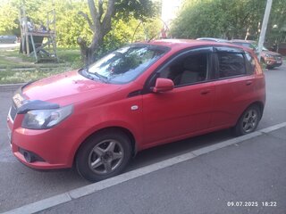 2011 Chevrolet Aveo I Рестайлинг, красный, 560000 рублей, вид 4
