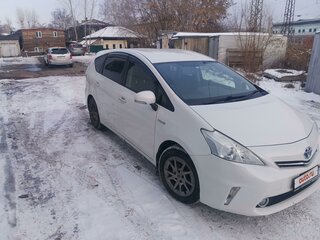 2013 Toyota Prius Alpha I (ZVW40/41), белый, 1350000 рублей, вид 2