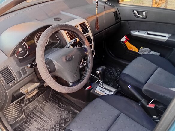 2007 Hyundai Getz I Рестайлинг, голубой, 400000 рублей - вид 4