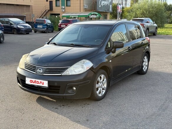 2008 Nissan Tiida I, чёрный, 460000 рублей