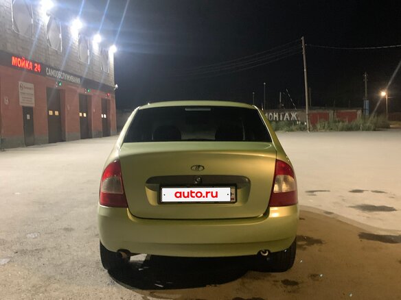 2006 Lada (ВАЗ) Kalina I, зелёный, 250000 рублей - вид 2