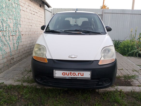 2006 Chevrolet Spark II, белый, 313000 рублей