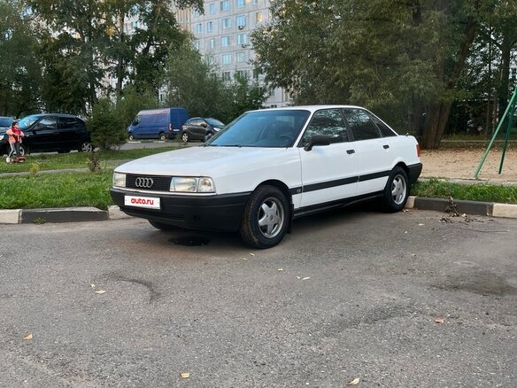 1988 Audi 80 IV (B3), белый, 210000 рублей - вид 1