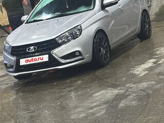 2016 Lada (ВАЗ) Vesta I, серебристый, 850000 рублей, вид 4