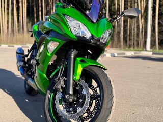 2017 Kawasaki ER-6F (Ninja 650R), зелёный, 650000 рублей, вид 2
