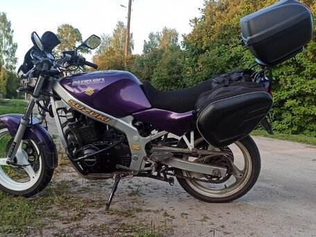 1995 Suzuki GS 500, фиолетовый, 220000 рублей, вид 2