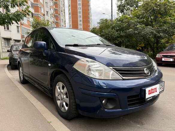 2011 Nissan Tiida I Рестайлинг, синий, 890000 рублей - вид 14