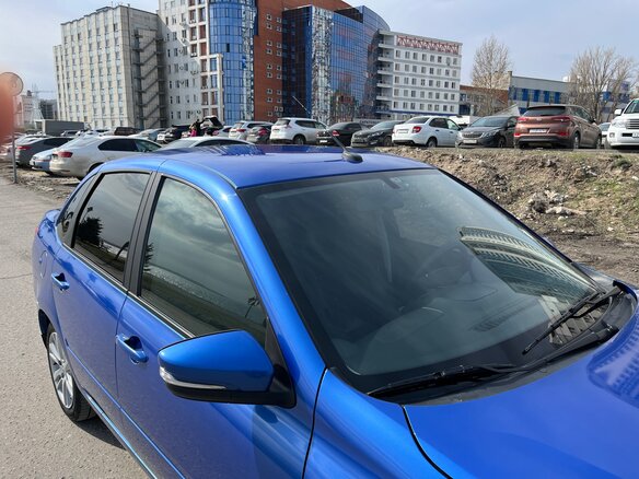 2022 Lada (ВАЗ) Granta I Рестайлинг, синий, 800000 рублей - вид 20