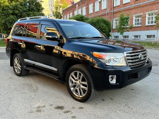 2012 Toyota Land Cruiser 200 Series Рестайлинг 1, чёрный, 4550000 рублей, вид 2