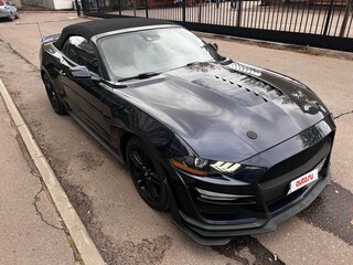 2021 Ford Mustang VI Рестайлинг, синий, 3550000 рублей, вид 4