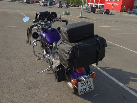 2004 Honda VT 1100, синий, 595000 рублей, вид 3