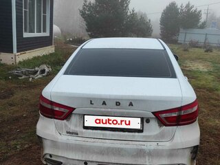 2016 Lada (ВАЗ) Vesta I, белый, 600000 рублей, вид 3