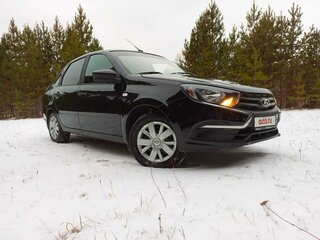 2021 Lada (ВАЗ) Granta I Рестайлинг, чёрный, 500000 рублей, вид 2