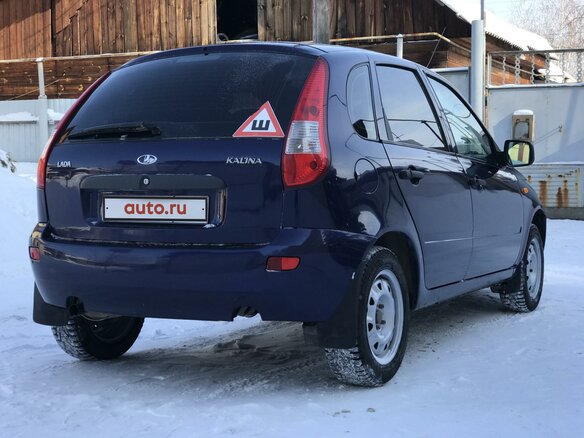 2012 Lada (ВАЗ) Kalina I, синий - вид 7