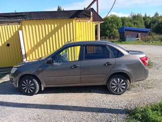2017 Lada (ВАЗ) Granta I, коричневый, 460000 рублей, вид 4