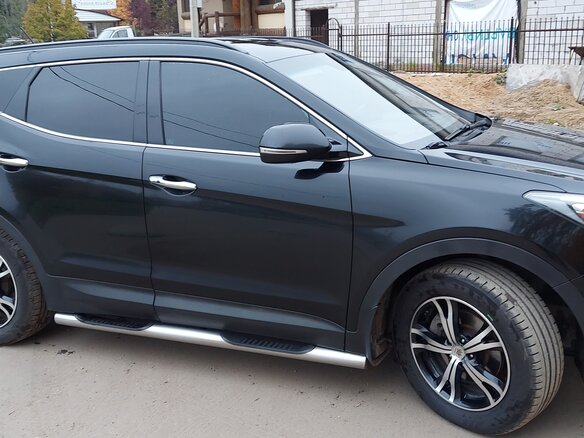 2015 Hyundai Santa Fe III Рестайлинг, чёрный, 1950000 рублей - вид 6