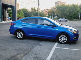 2018 Hyundai Solaris II, синий, 1650000 рублей, вид 4