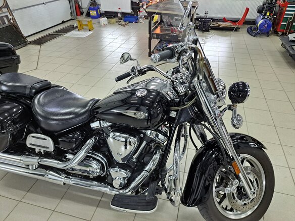 2007 Yamaha XV 1700 Road Star, чёрный, 850000 рублей - вид 10