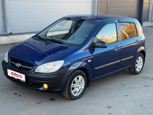 2008 Hyundai Getz I Рестайлинг, синий, 385000 рублей