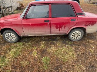2006 Lada (ВАЗ) 2107, красный, 150000 рублей, вид 4