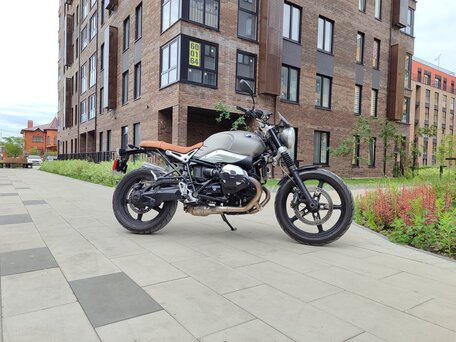 2016 BMW R Nine T Scrambler, серый, 930000 рублей, вид 4