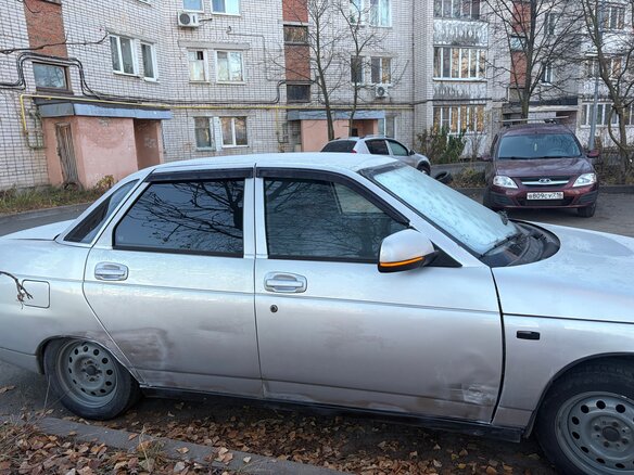 2006 Lada (ВАЗ) 2110, серебристый, 145000 рублей - вид 4