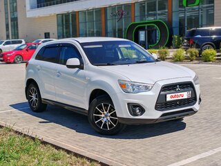 2014 Mitsubishi ASX I Рестайлинг, белый, 1350000 рублей, вид 4