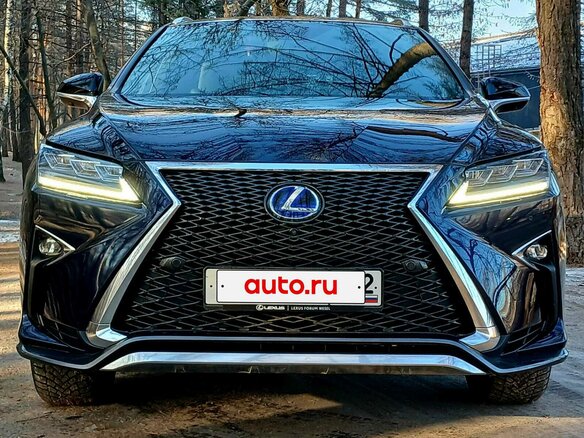 2019 Lexus RX 450h IV, синий, 5900000 рублей - вид 1