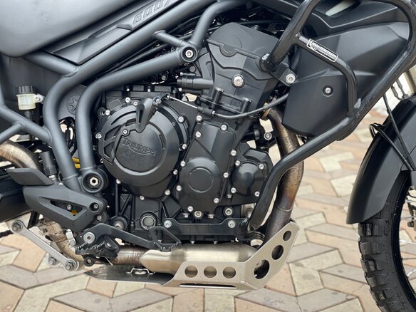 2013 Triumph Tiger 800, зелёный - вид 12