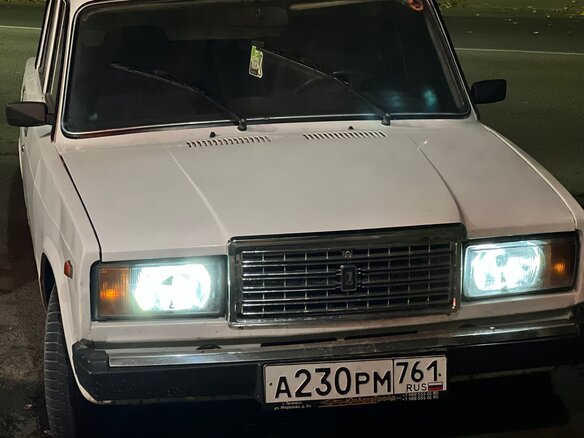 2007 Lada (ВАЗ) 2107, белый, 175000 рублей - вид 1