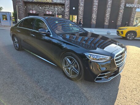 2022 Mercedes-Benz S-Класс 350 d Long 4MATIC VII (W223), чёрный, 12000000 рублей, вид 4