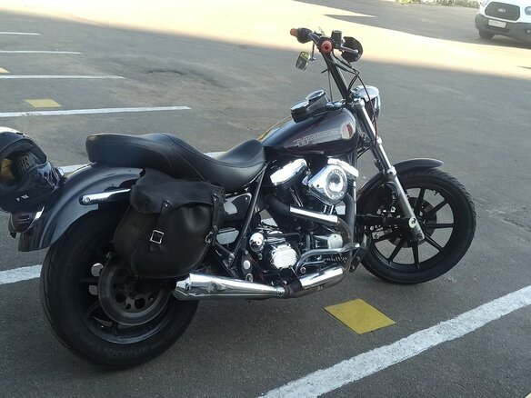 1988 Harley-Davidson Low Rider, чёрный