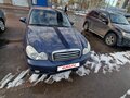 2007 Hyundai Sonata ТагАЗ IV (EF) Рестайлинг, синий, 270000 рублей - вид 1